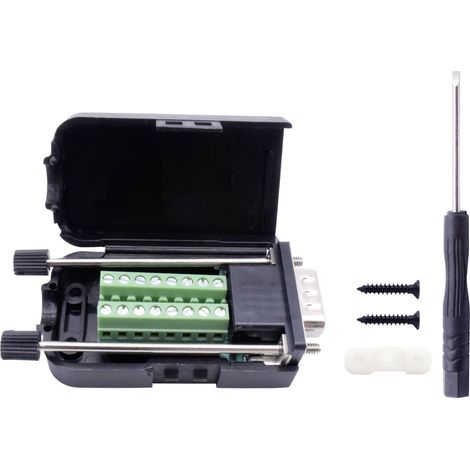 KIT EMBASE SUB-D MÂLE NOMBRE TOTAL DE PÔLES: 15 TRU COMPONENTS 2108938 À VIS 1 PC(S) (1/5)
