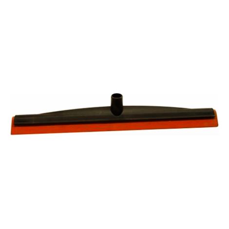 Topcar – Raclette de douche 55 cm 61061 – Support métal zingué – Mousse rouge renforcée – Double rangs pour nettoyage intensif