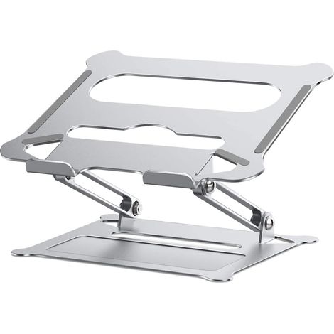 Soporte multiángulo para portátil con ventilación térmica, soporte ajustable de aluminio compatible con portátiles (de 11 a 17 pulgadas) MacBook Pro/Air, Dell, Lenovo, Samsung, Huawei MateBook. (1/5)