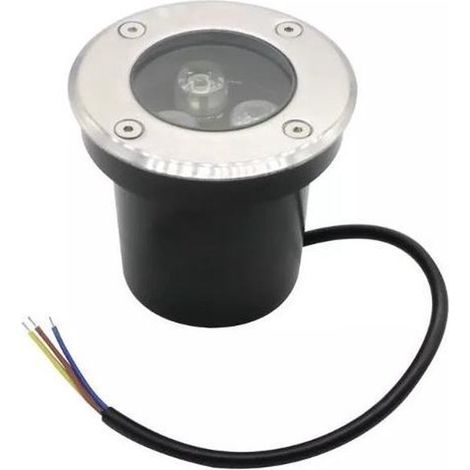 Spot LED encastré RGB - 9 watts - 230 volts - Sans télécommande (1/3)