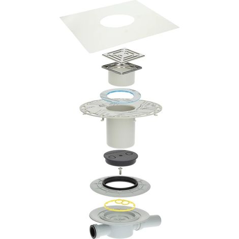 Set d'écoulement pour mortier en couche mince DS 10 horizontal