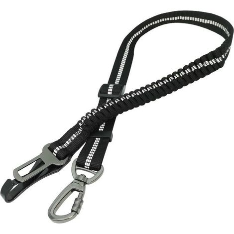 Ceinture de sécurité pour chien Réglable, antichoc, élastique, pour animaux de compagnie (1/5)