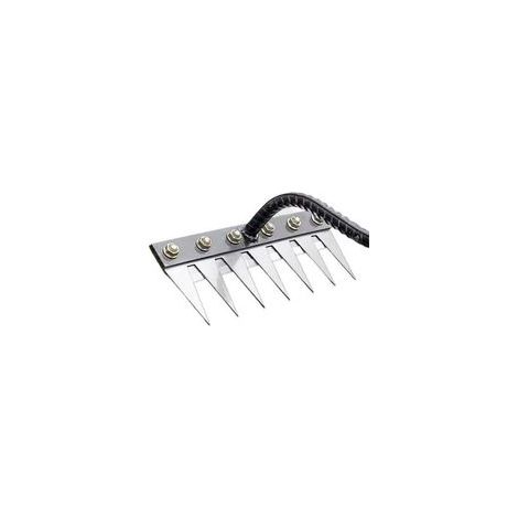 Tondeuse à gazon désherbage sol meuble 7 griffes métal multi-usages herbe durcie jardinage cadeaux désherbeur durabilité facile à utiliser jardinage semis parterre de fleurs outils agricoles