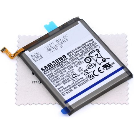Batterie pour d'origine EB-BN970ABU pour Samsung Galaxy Note 10 (N970F) avec Chiffon de Nettoyage d'écran mungoo multicolore