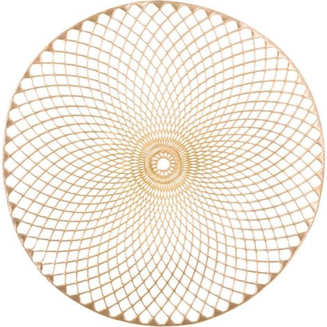 Platzmatte, golden, Ø 38 cm