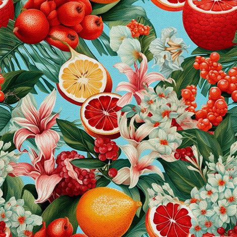 Tela decorativa para exteriores Oxford - Motivo frutal  DX6644 (1/5)