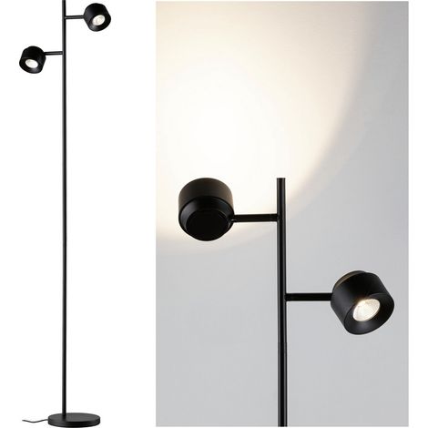 Paulmann Pane I 79775 LED-Stehlampe mit Leseleuchte LED  3 W  Schwarz (1/5)