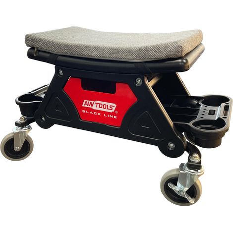 Awtools Modèle Black Line seggiolino da lavoro nero confortevole (1/3)