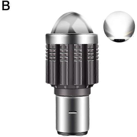 Ampoule LED Ba20d H6 S2 S1 pour phare de moto, feu de croisement/route