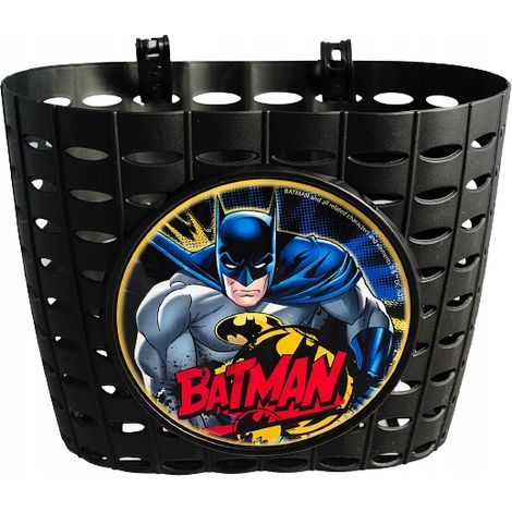Plastikkorb für Roller oder Fahrrad, schwarzer Batman (1/4)