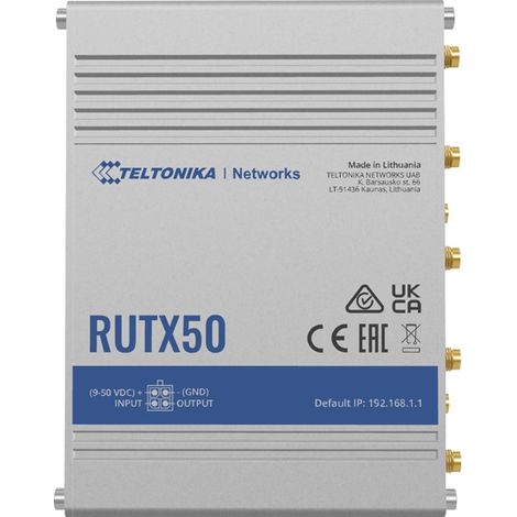 Router industrial 5G Teltonika RUTX50, RUTX50000000 (1/2)