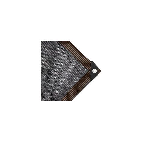 JSSEVN- Filet D'ombrage Noir, 96% D'ombrage , Avec Bordure Perforée, Utilisé Pour Jardin, Piscine, Poulailler, Chenil, Serre (3m×3m) (1/5)