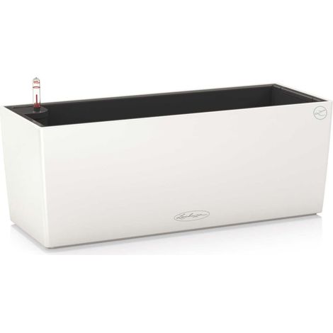 LECHUZA Jardinière Balconera Color 50 ALL-IN-ONE Blanc 15670 (1/5)