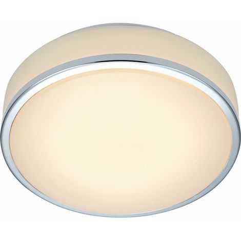 Markslojd GLOBAL 28 - Plafonnier LED Ronde Blanc Non Dimmable IP44 (1/2)