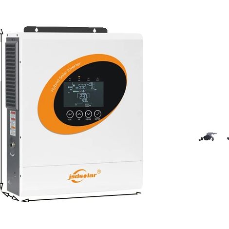 Inversor solar híbrido, onda sinusoidal pura, doble salida de CA, 6,5 kW 48 V WiFi, 220-240 V, 48 V (1/2)