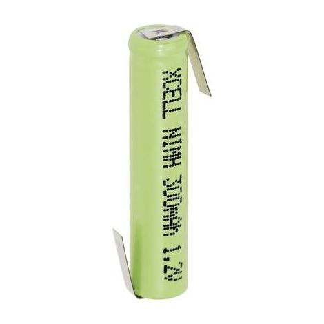 XCell AAAA-ZLF Batteria ricaricabile speciale Mini (AAAA) linguette a saldare a Z NiMH 1.2 V 300 mAh