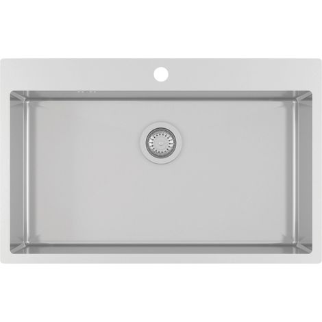 Evier inox lisse Helika LUNY 1 bac 790x505 mm (1/5)