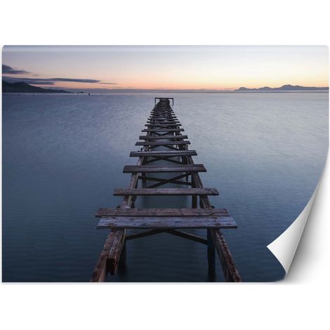 Fototapete See mit Brücke 100x70 cm (1/5)