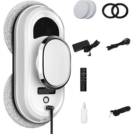 Robot aspirador de ventanas, detección automática, control remoto, limpiador de ventanas A, EU-a, enchufe EU-a de 220V-240V (1/2)