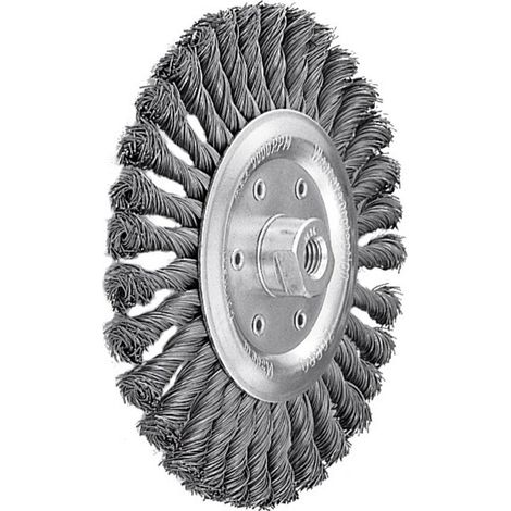 Lessmann Rundbürste Stahldraht 0,50 mm, Bürsten-⌀xBohrungs-⌀ / Gewinde: 178XM14 mm