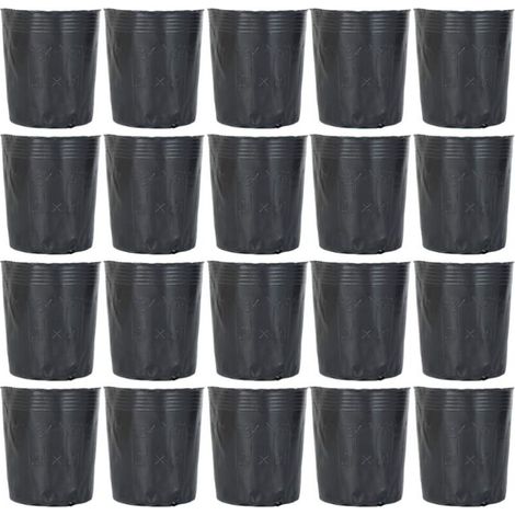 300 Pcs Pépinière De Plantes Pots en Plastique Pot De Démarrage Dégradable Jardin Fleur Nutrition Pot Outil De Jardin pour Plantes Succulentes Boutures Semis 9X9 Cm (1/5)