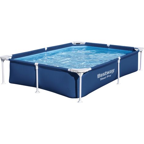 Piscina Desmontable Tubular Infantil Bestway Steel Pro 221x150x43 cm (1/10)