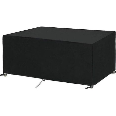 Housse protection meubles jardin 180x100x75cm - Imperméable, coupe-vent, anti-UV/froid - Pour table/meubles extérieurs - Résistante à l'usure - Jardinniers et propriétaires (1/4)