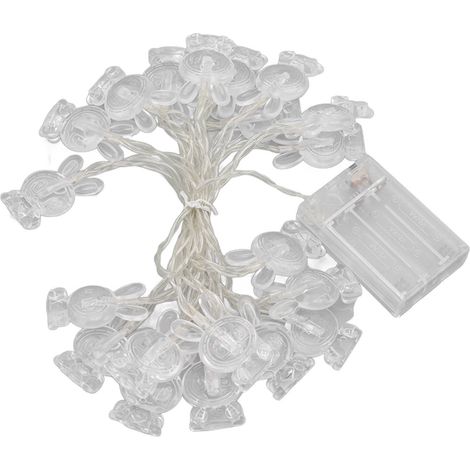 Guirlande LED Imperméable Lapin 3D Décoration Lumineuse Féerique pour Noël Maison (1/5)