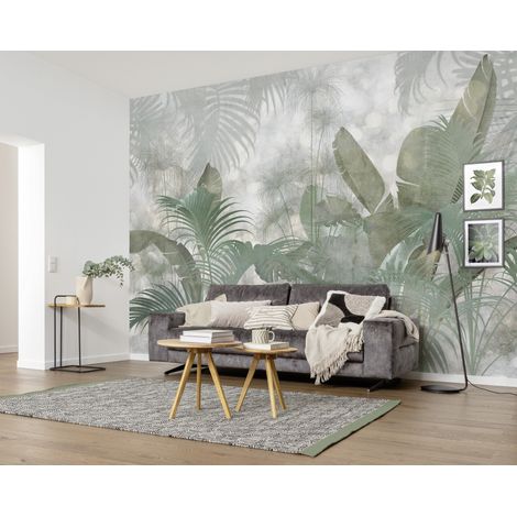 Komar Paillettes Tropicales 368 x 248 cm, Papier peint panoramique XXL4-1033, photomurale sur intissé (1/2)