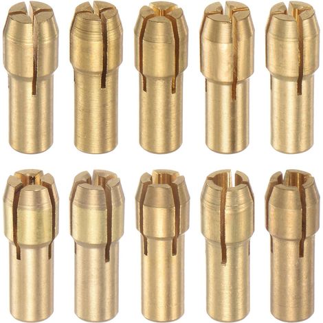 10pcs Laiton Pince 0,5-3,2 mm Laiton 4,8 mm Tige Diamètre (1/5)