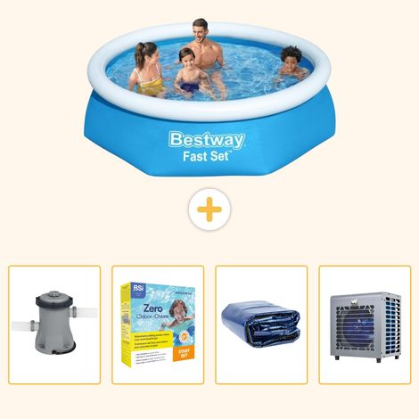 Bestway Bestway Fast Set Ronde - 244x61 cm - 5-pièces S331 (1/5)
