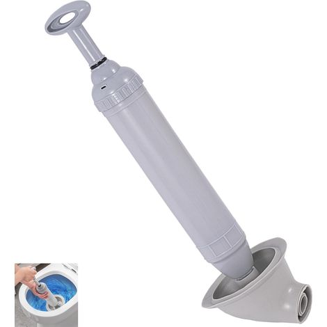 Deboucheur Canalisation WC Haute Pression Pompe Deboucheur Canalisation Déboucheur à Pompe Deboucheur air Comprime Déboucheur de Toilette à Air Comprimé pour Les Toilettes à Mauvais écoulement (1/5)