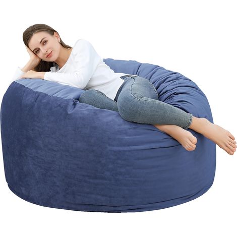 Sillón tipo puf, espuma viscoelástica de alta resiliencia, funda de terciopelo holandés, para ser (1/2)