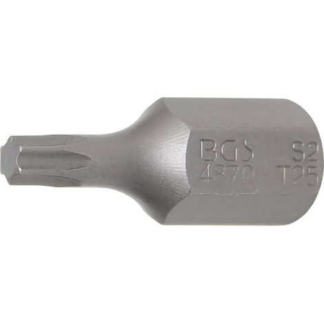 Embout T25 Torx 10 mm x 30 mm - Profil T, Précision et Durabilité, Chrome-Vanadium, Cliquet 3/8 - D-Work