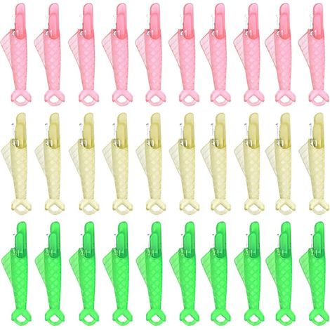 BEBUSINGOTO Enhebrador de aguja para máquina de coser, 30 unidades, tipo pez, rápido, para bordar, automático, para manualidades y bricolaje (1/5)