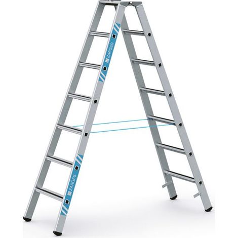 ZARGES Saferstep B - LM-Stufen-Stehleiter 2 x 7 Stufen (1/4)