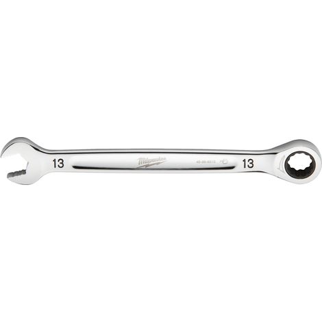 CHIAVE COMBINATA A CRICCHETTO 13MM MAX BITE CON 144 DENTI A CRICCHETTO E DOPPIO NOTTOLINO - MILWAUKEE (1/3)