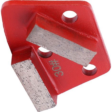 3PCS Disque de Ponçage Trapézoïdal Diamant 30 Grain Métal pour Sol Béton (1/5)