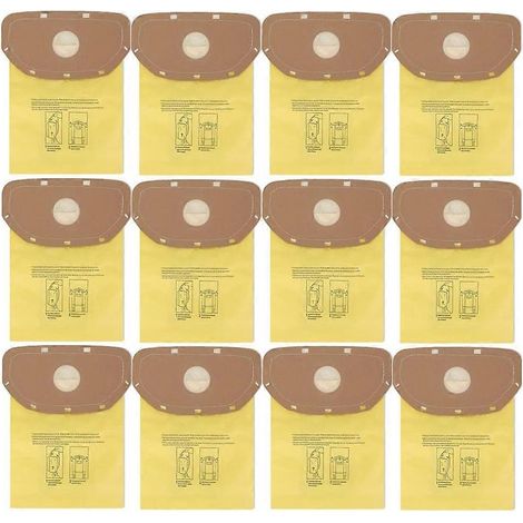 12 sacs AH10232 pour aspirateur dorsal sans fil Hoover MPWR 40V CH93619 CH93600 (pièces de rechange) (1/5)