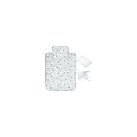 Italbaby Set Berceau Duvet Avec Housse De Couette Next2Me Pois Grey