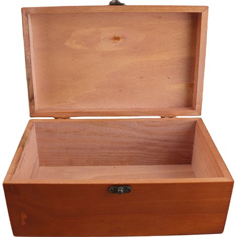 Coffret de rangement en bois rétro et vintage, élégant, polyvalent, spacieux et décoratif pour bijoux, maquillage, bureau et chambre - 1 pièce (1/4)