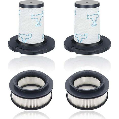 Filtro riutilizzabile per aspirapolvere compatibile con Rowenta X-Force Flex 11.60 12.60 14.60 15.60, filtro di ricambio, 2 filtri pre-motore + 2 filtri post-motore, sostituisce ZR009007, ZR009008. (1/5)