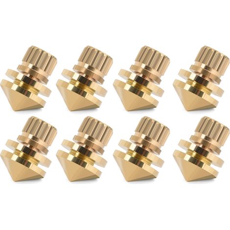 8 Pièces Pointes Isolation Cuivre pour Enceintes, Supports Anti-Vibrations Pieds (1/5)