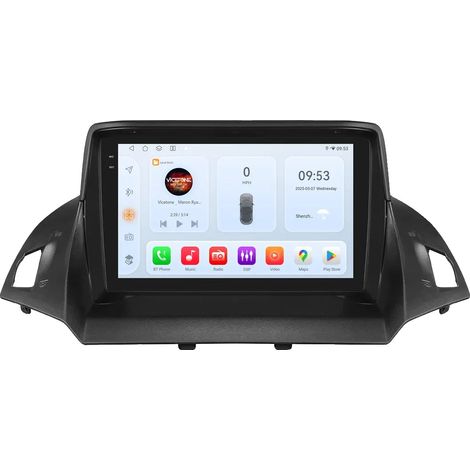 Autoradio, touchscreen, funzionalità multimediali, compatibile con Ford C-MAX Kuga 2 Escape 3 2013 - 2017, QS4 (8 core-4G 32G) (1/2)