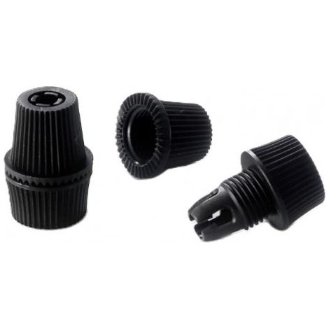 Serre-Câble Noir PVC pour Tige Filetée M10 - Accessoire de Fixation Sécurisé et Polyvalent