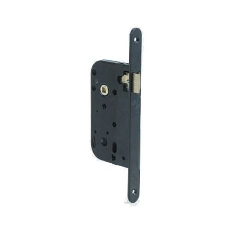 Serrure à larder 1 point 240 NF bec-de-cane axe 40 mm noire - JPM (1/2)