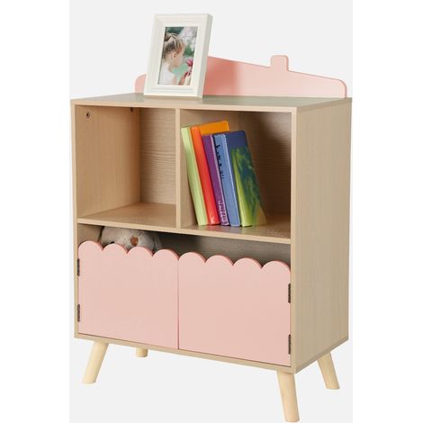 Librería infantil de 2 estantes y 2 puertas (1/5)