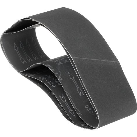 3 Bandes De Ponçage 320 Grain Ceinture Abrasive Papier De Ponçage (1/5)