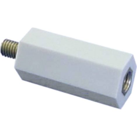 6S20 Entretoise isolante (L) 20 mm M6 x 7 mm polyester, acier galvanisé 1 pc(s)