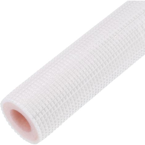 Tube d'Isolation de Tuyau de 19 mm de Diamètre Intérieur x 10 mm d'Épaisseur x 1,8 m, Mousse Isolante Anti-Dérapante pour Tuyau de Climatisation et d'Eau, Blanc, Rose (1/5)